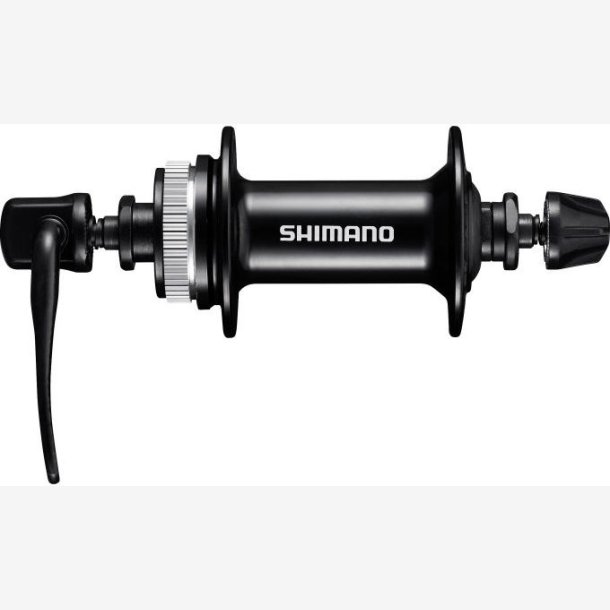 Front hub 8/9/10 speed Shimano FH-MT200-B - 36 holes Center Lock Bremse disc mounting - black