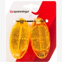 Wheelreflector Spanninga Oval (2x)