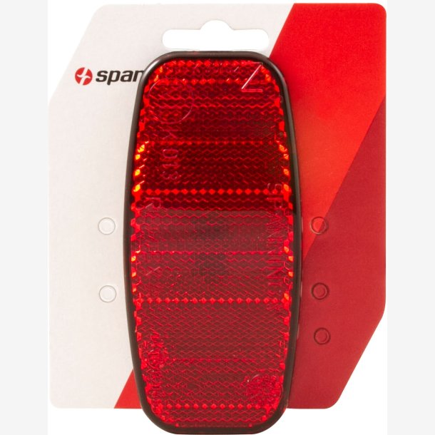 Reflector for Rear Carrier Spanninga - Oval - Red