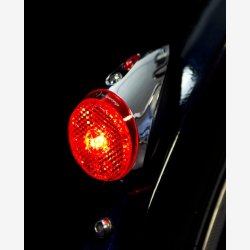 Forlygte Spanninga Retro nr.9 XDS dynamo - chrome/black