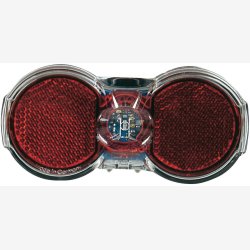 Baglygte til bagagebrer Busch &amp; Mller FlatPlus - sort