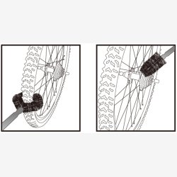 Rengringsbrstest IceToolz #C124 (2-dele)
