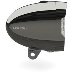 Axa forlygte 706 15 Lux batteri Dark Chrome