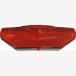 Baglygte Sate-Lite til elcykel 6-48 Volt - 80 mm montering