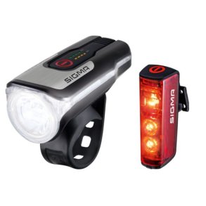 Lygtes�t Sigma Aura 80 USB forlygte + Blaze Powerled