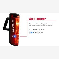 Baglygte Sigma Blaze with Bremse light function