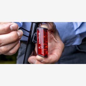 Lichting set Sigma Aura 80 USB koplamp + Blaze Powerled Baglygte