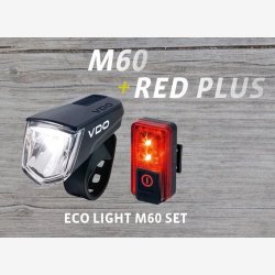 Lighting set VDO Eco Light M60 USB + RED USB