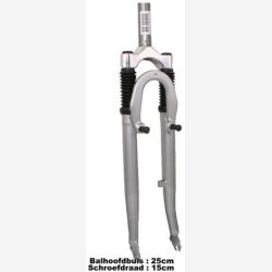 Suspension forgaffel 28"-1.1/8" - slv