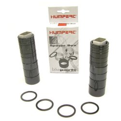 Ergotec st med afstandsringe 1.1/8 sort