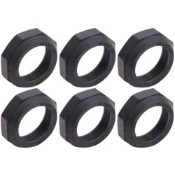 Styrehovedm�trik Bofix 1"-1/8" - sort (6 stk.)