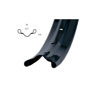 F�lg Ryde Westwood V38 635 x 24C aluminum 36 huller 14G - sort