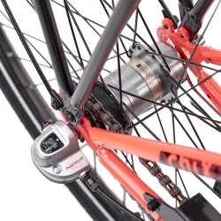 S'COOL chiX 26-N3 26" pigecykel med fodbremse, 3 gear - koralr�d