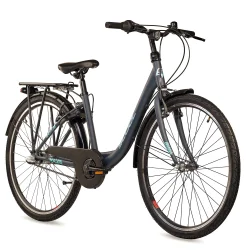 S'COOL chiX 26-N3 26" pigecykel med fodbremse, 3 gear - m�rkegr�