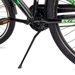 S'COOL troX 26-N3 26" cykel med 3 gear, fodbremse - sort/gr�n