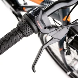 Urban Steel Ltd 26" cykel med 3 gear, fodbremse - mrkegr/orange