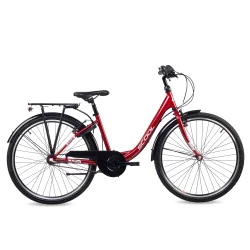 S'COOL chiX 26-N3 26" pigecykel med fodbremse, 3 gear - dybr�d