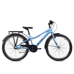 S'COOL troX 26-N3 26" cykel med 3 gear, fodbremse - isbl�