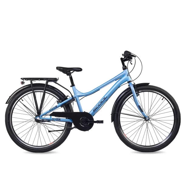 S'COOL troX 26-N3 26" cykel med 3 gear, fodbremse - isbl�