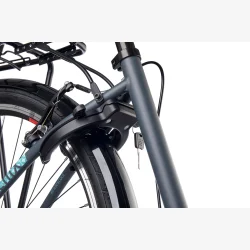 S'COOL chiX 26-K6 26" pigecykel med 6 gear - m�rkegr�