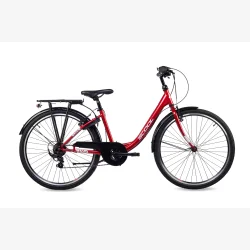 S'COOL chiX 26-K6 26" pigecykel med 6 gear - dybr�d