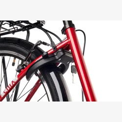 S'COOL chiX 26-K6 26" pigecykel med 6 gear - dybr�d