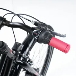 S'COOL chiX Pro 26-K7 26" pigecykel med 7 gear -sort/pink