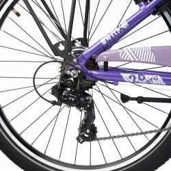 S'COOL chiX Pro 26-K7 26" pigecykel med 7 gear -lilla/lavendel
