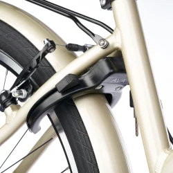 S'COOL chiX Pro 26-K7 26" pigecykel med 7 gear -champagne beige