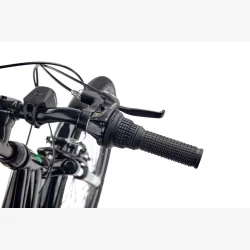 S'COOL troX 26-K6 26" junior MTB-cykel med 6 gear - sort/gr�n