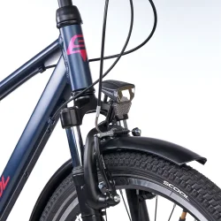 S'COOL troX Pro 26-K7 26" cykel med 7 gear - m�rkebl�