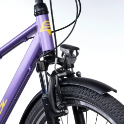 S'COOL troX Pro 26-K7 26" cykel med 7 gear - lilla