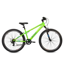 S'COOL Xroc 26" junior MTB cykel med 6 gear - neon gr�n