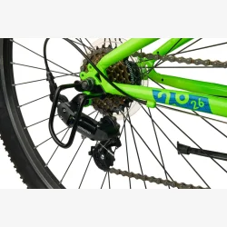 S'COOL Xroc 26" junior MTB cykel med 6 gear - neon gr�n