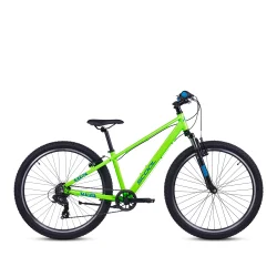 S'COOL Xroc Pro 26-K7 26" junior MTB med 7 gear - neon gr�n