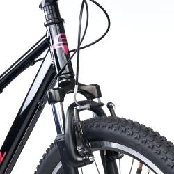 S'COOL Xroc Pro 26-K7 26" junior MTB med 7 gear -sort