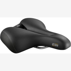 Cykelsadel Selle Royal Ellipse Relaxed - Urban Life - sort