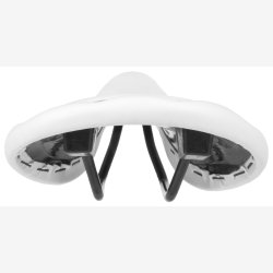 Cykelsadel M-Wave Fixie/Race - hvid