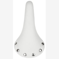 Cykelsadel M-Wave Fixie/Race - hvid