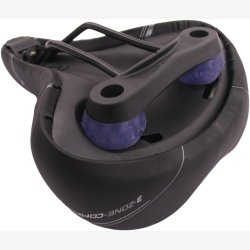 Cykelsadel Selle Bassano Volare XXL Big City med elastomer dmpning - sort