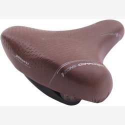 Saddle Selle Bassano Volare BigCity XXL elastomer - brown