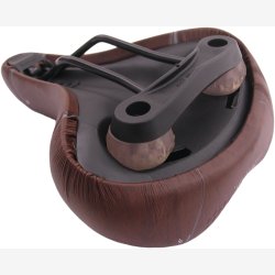 Saddle Selle Bassano Volare BigCity XXL elastomer - brown