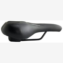 Cykelsadel Selle Bassano Leggera Isophorm City - sort