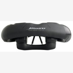 Cykelsadel Selle Bassano Leggera Isophorm City - sort