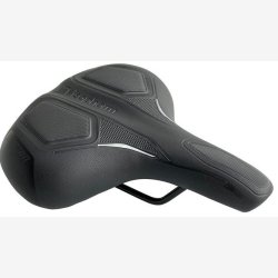 Cykelsadel Selle Bassano Leggera Isophorm City - sort