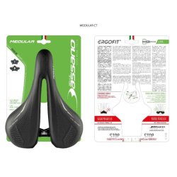 Selle Bassano sadel Modular CT, sort