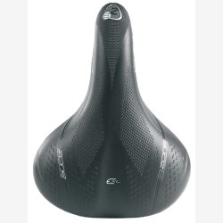 Saddle Selle Bassano Volare XXL Big City elastomer cushioning - black