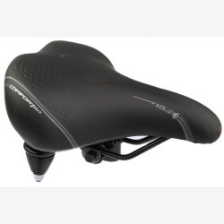Saddle Selle Bassano Volare XXL Cruiser with double spring - black