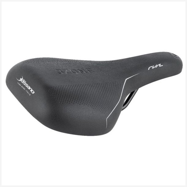 Cykelsadel Selle Bassano Rivale 3zone unisex - sort