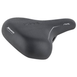 Cykelsadel Selle Bassano Rivale 3zone City - sort